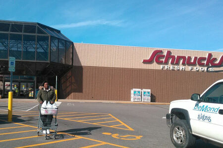 exterior of godfrey schnucks